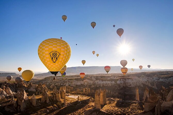 1 Hour Standard Flight at GOREME OVER - Landing, certificate, and champagne