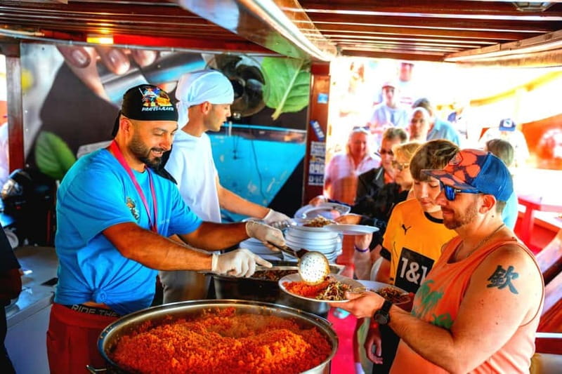 Alanya: Biggest Pirate Boat Tour with Soft Drinks and Lunch - The coastline, Alanya Castle, and the Red Tower