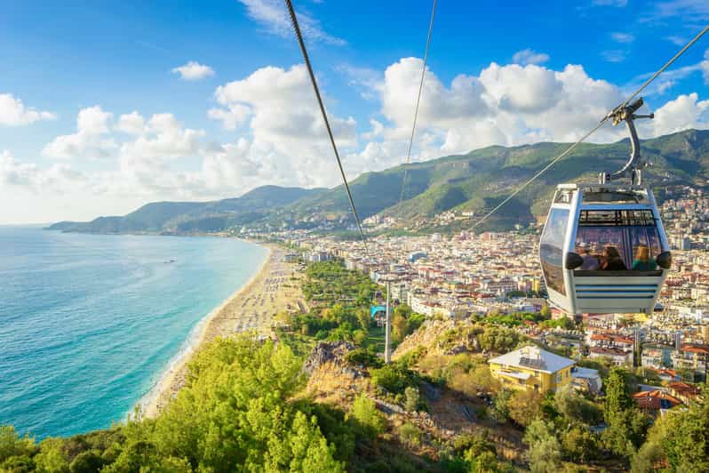 Alanya: Captivating Views & Cultural Gems Tour w/ Cable Car - Cleopatra Beach before the sights