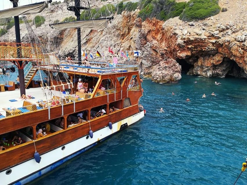 Alanya: Catamaran Boat Tour with Snorkeling and BBQ Lunch - What lunch is really like on board