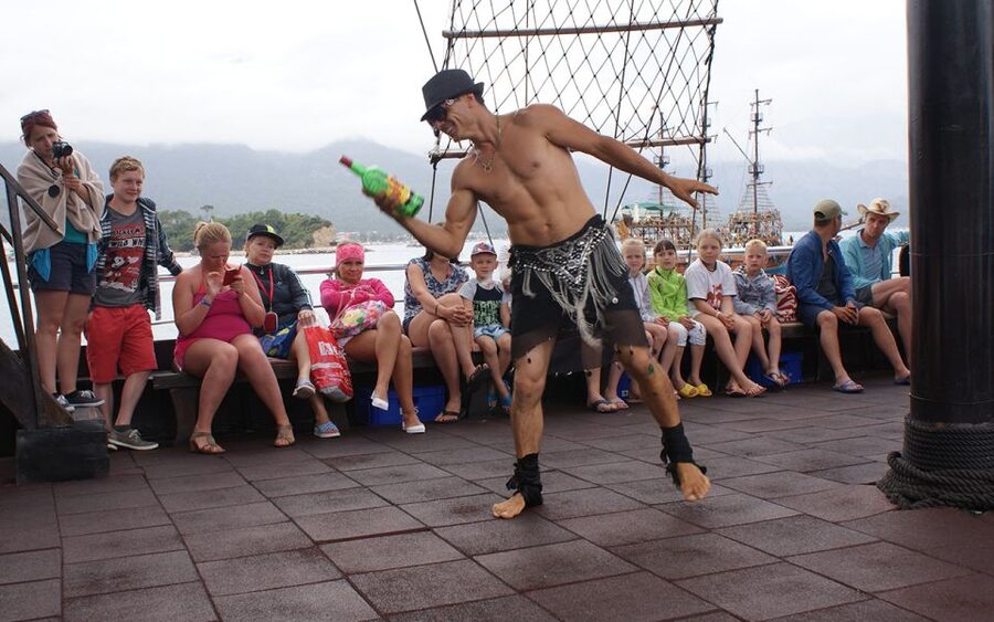 Alanya: Catamaran Boat Trip with Sunbathing and Swimming - Pickup, meeting points, and timing