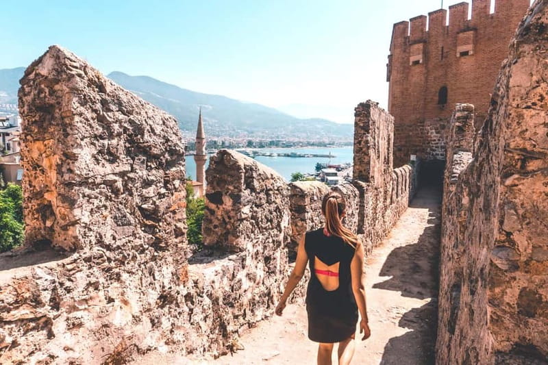 Alanya City Highlights & Sunset Beach BBQ Party - Cleopatra’s Beach and Damlatas Cave