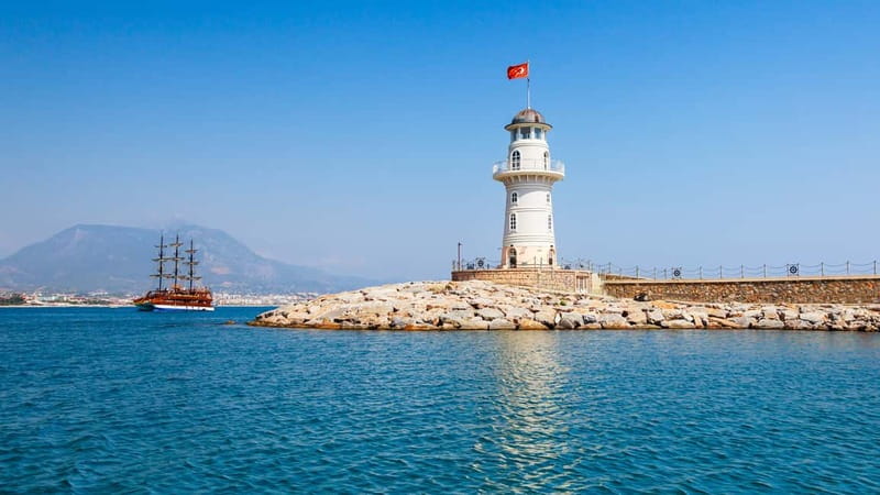 Alanya: Family-Friendly Catamaran Cruise with Castle Views - Setting sail from Alanya Harbour
