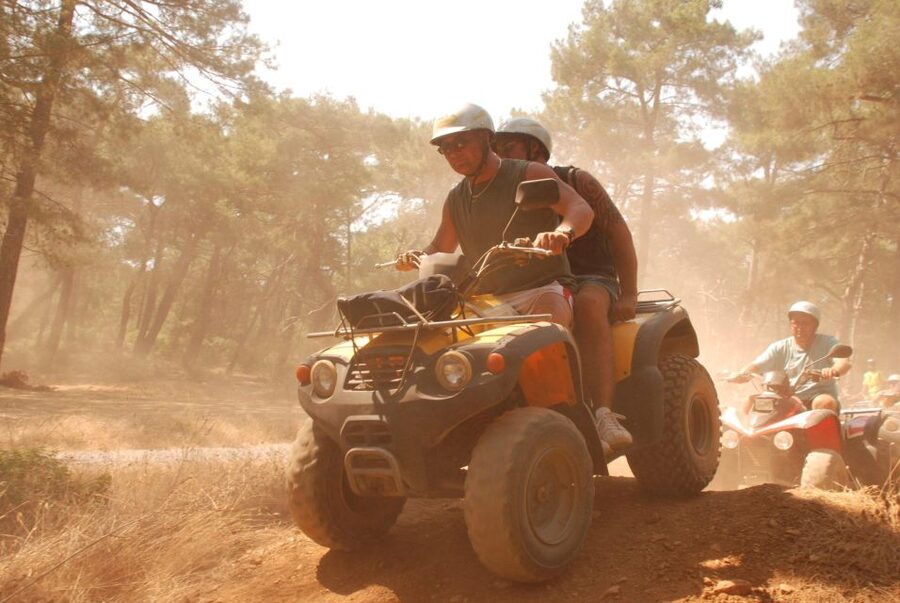 Alanya: Forest Quad-Bike Excursion with Hotel Pickup - A muddy route through the Taurus Mountains