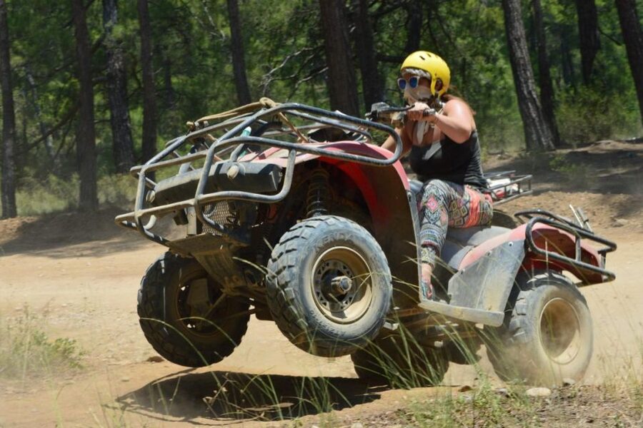 Alanya: Forest Quad-Bike Excursion with Hotel Pickup - The first ride: dirt tracks, bends, and mountain air