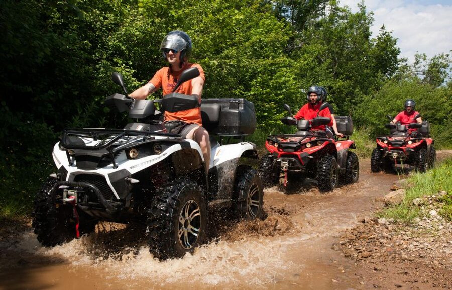 Alanya: Forest Quad-Bike Excursion with Hotel Pickup - What happens at pickup and the base