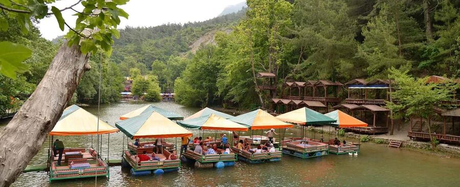 Alanya Highlights: Sapadere Waterfalls, Dim Cave & Dim River - Banana gardens and the open-top convoy