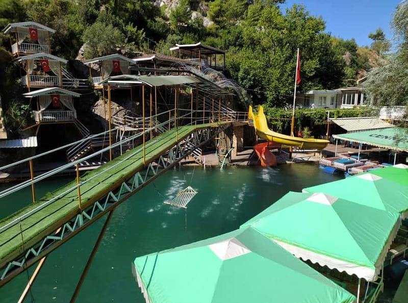 Alanya: Nature Adventure at Dim Cave & Dim River with Lunch - Dim Dam and the giant bridge photo stop