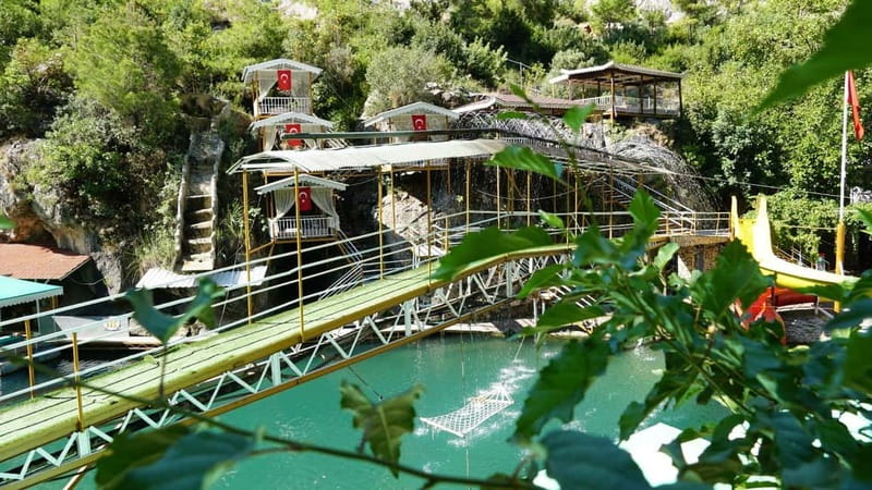 Alanya: Nature Adventure at Dim Cave & Dim River with Lunch - Lunch and water time at Dim River
