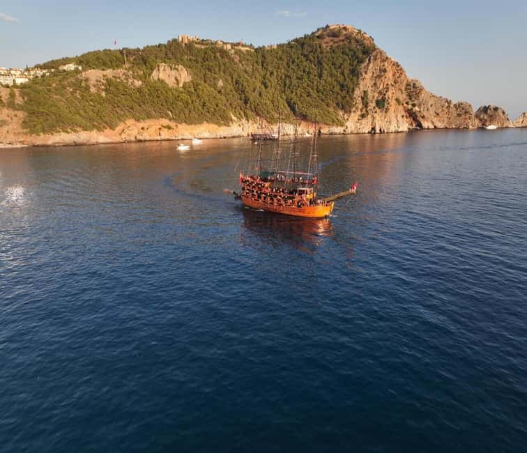Alanya: Pirate Boat with Lunch and Unlimited Drinks - Lunch, soft drinks, and the real value of $15