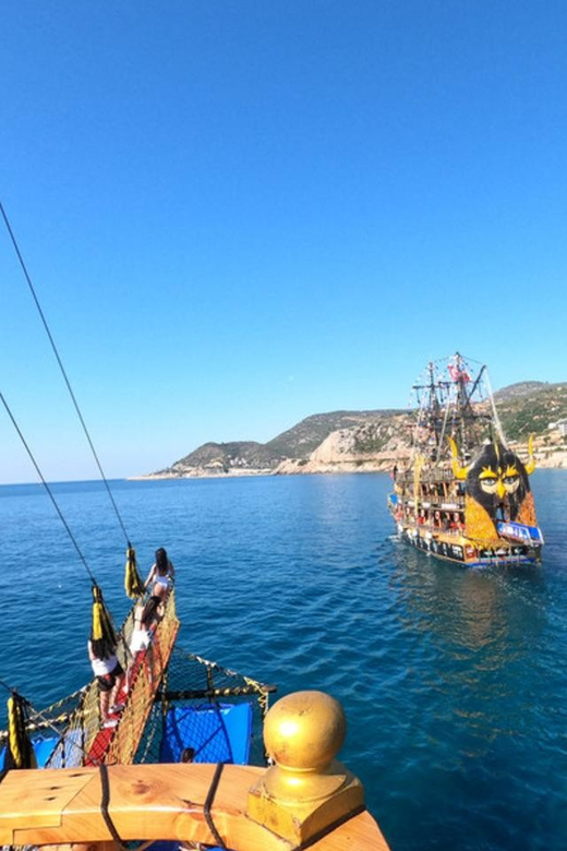 Alanya: Pirates Boat Trip with Lunch and Hotel Pickup - Hotel pickup across Alanya and nearby resorts