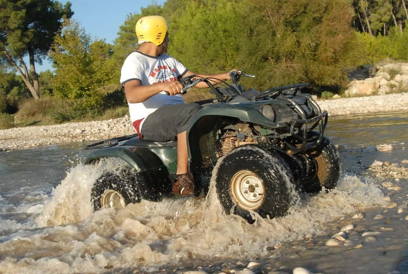 Alanya: Quad Safari Adventure with Hotel Transfers - Getting ready with the safety briefing