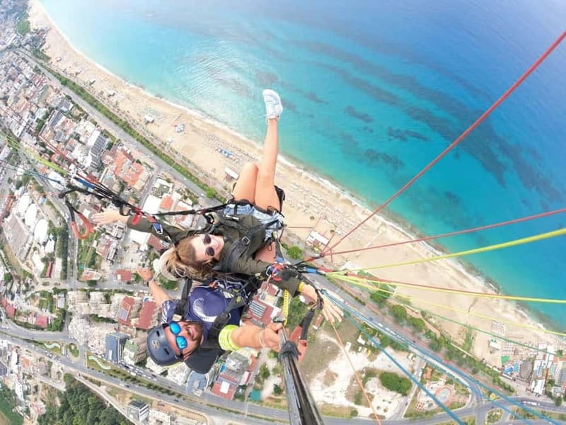 Alanya: Tandem Paragliding Experience with Video Option - Landing on Cleopatra Beach
