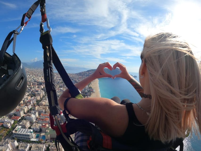 Alanya: Tandem Paragliding Flight to Cleopatra Beach - The takeoff is the hardest few seconds