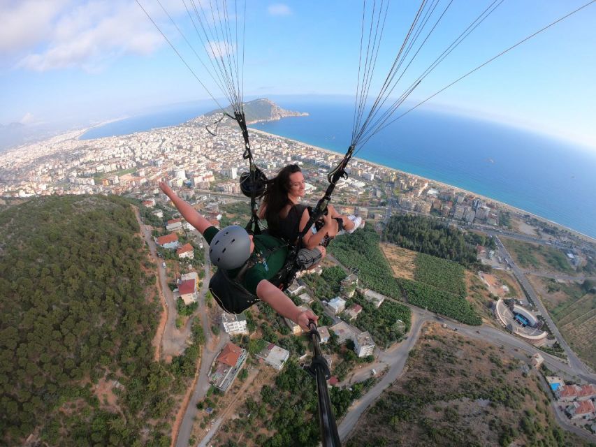 Alanya: Tandem Paragliding from 700m with Meeting or Pick Up - The takeoff is the most intense few seconds