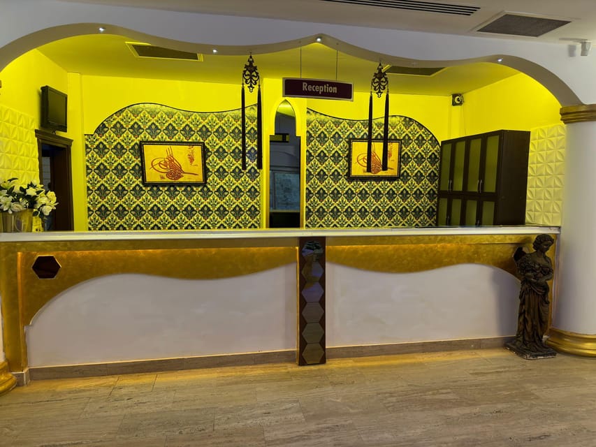 Alanya: Turkish Bath with Foam and Aromatherapy Massages - The body scrub on the marble stone