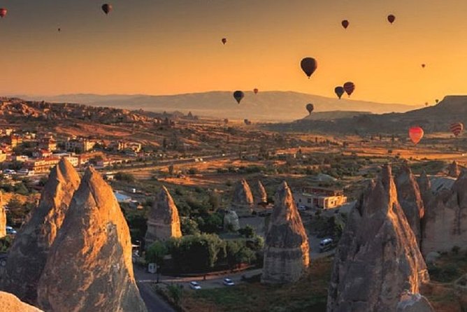 All-in-One Cappadocia Tour: Combined Red and Green Tour - Pigeon Valley and the view toward Uçhisar