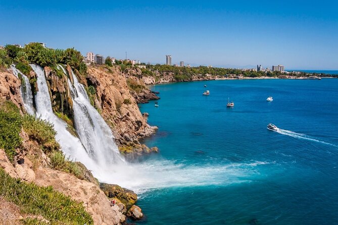 Antalya /Belek : Guided City Tour w/Cable Car & Waterfalls & Boat - Upper Düden Waterfalls: greener, cooler, and more atmospheric