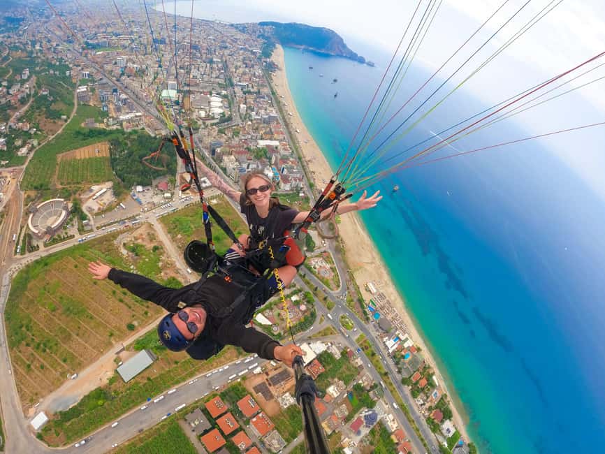 Antalya/Belek: Paragliding in Alanya with Optional Transfer - The 750-meter launch and safety briefing