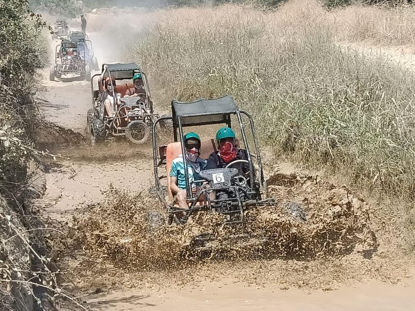 Antalya: Buggy or Quad and Rafting Tour with Lunch - What to pack for a wet and dusty day