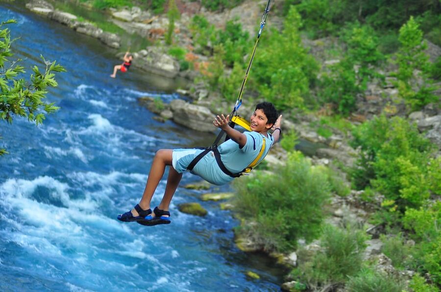 Antalya: Canyoning, Rafting, Quad, Jeep & Zipline with Lunch - Fourteen kilometers of rafting and about ten rapids