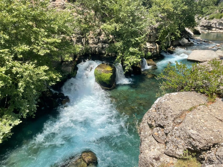 Antalya: Canyoning, Rafting, Quad, Jeep & Zipline with Lunch - Canyoning through cold mountain water