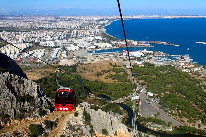 Antalya: City Tour with Boat Trip, Old Town & Waterfalls - Lunch, drinks, and the fine print at the table