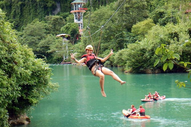 Antalya Combo Tour 3 in 1 Adventure Rafting & Quad Bike & Zipline - The zipline adds variety, not a major thrill