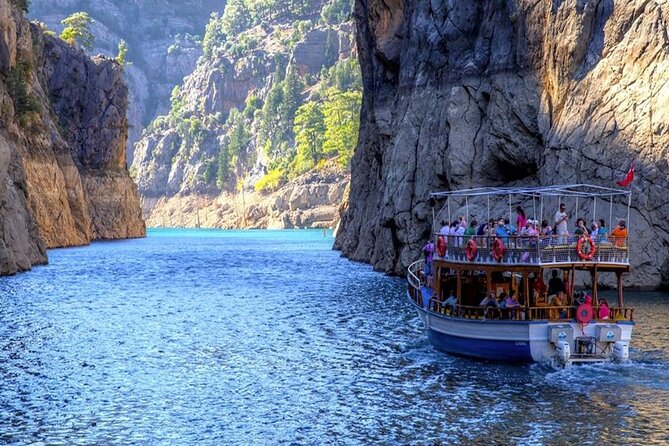 Antalya: Green Canyon Boat Trip with Lunch and Drinks - Swimming in reservoir water