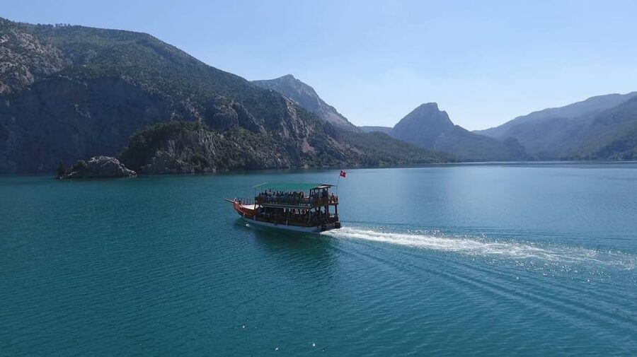 Antalya: Green Canyon Boat Trip with Lunch & Soft Drinks - The Manavgat textile outlet stop