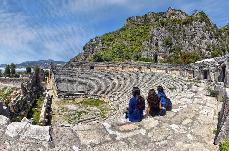 Antalya/Kemer: Kekova Sunken City, Demre & Lycia Day Tour - Myra’s Lycian tombs and ancient theater