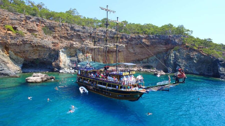 Antalya & Kemer: Pirate Boat Tour With Foam Party & Swimming - Phaselis, where ruins meet the sea