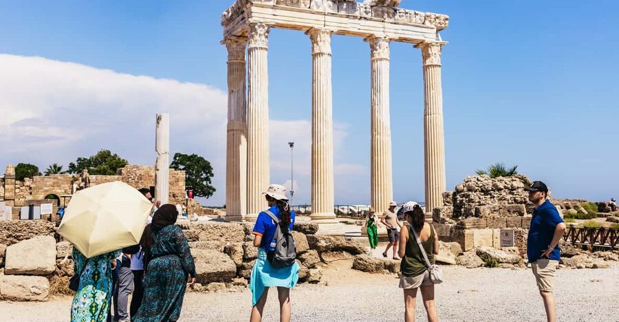 Antalya: Perge, Aspendos, City of Side, and Waterfalls Tour - Aspendos and the Roman theater