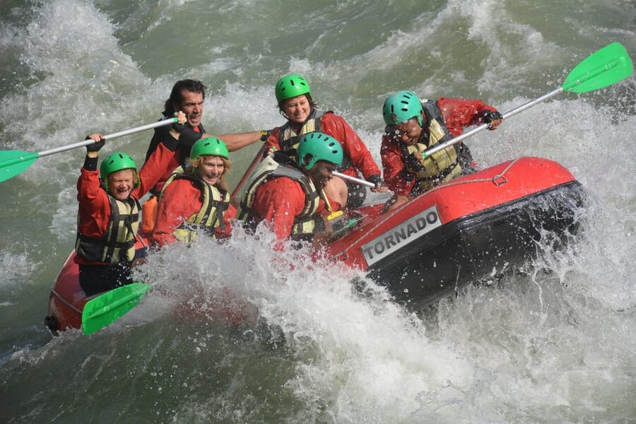Antalya: Private Rafting, Zipline, Quad or Buggy w/ Lunch - A zipline with a calmer finish