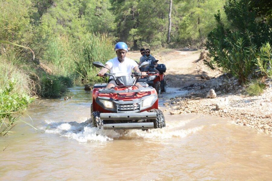 Antalya: Quad (ATV) Safari Tour with Hotel Transfers - The Lara Beach start and the safety briefing