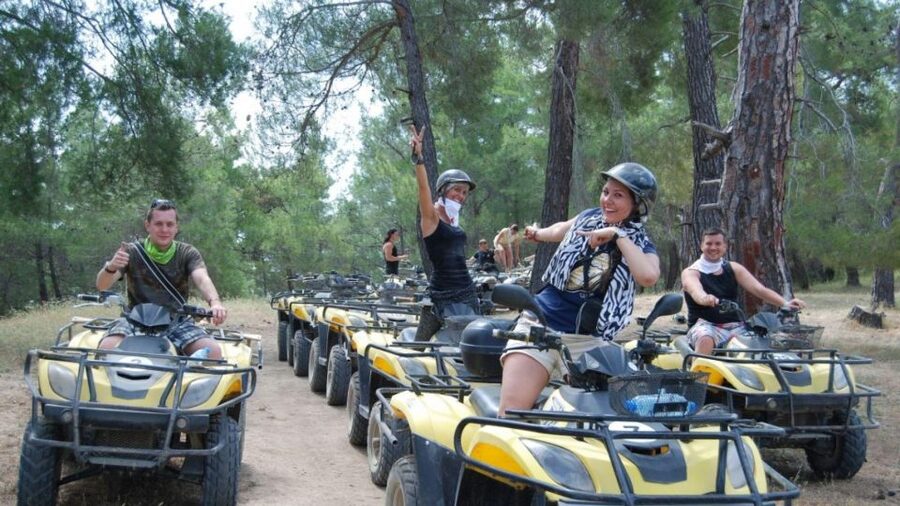 Antalya: Quad-Bike Safari with Hotel Pick-Up - Riding through forest roads and rocky tracks