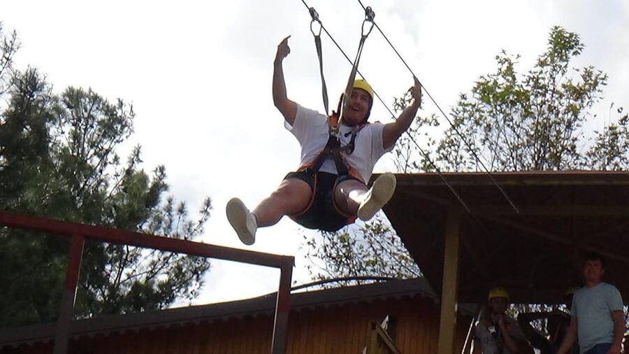Antalya: Rafting & Buggy, Quad Safari & Zipline Adventure - Ending above the trees on the zipline