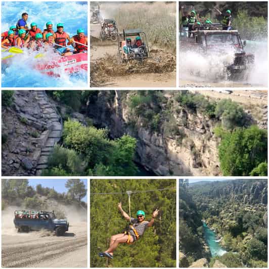 Antalya: Rafting Jeep Buggy&Quad Safari zipline canyon visit - Key points to know before booking