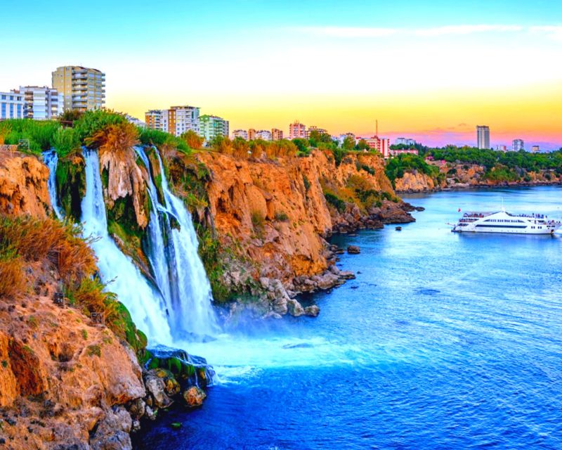 Antalya: Relax Boat Trip with Lunch to the Duden Waterfall - What the $45 price really covers