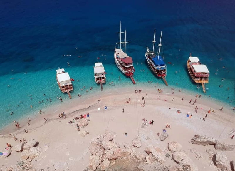 Antalya: Suluada Island Boat Trip with Lunch & Hotel Pickup - The first hour on the Mediterranean