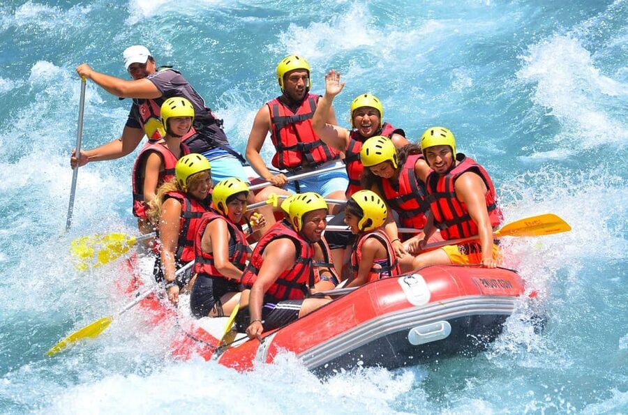 Antalya Tazı Canyon 5-in-1 Rafting & Adventure Super Combo - Canoeing, climbing, swimming, and rafting