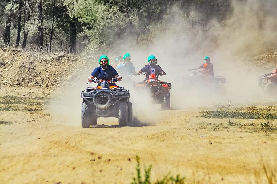 Antalya: Ziplining, Rafting, Jeep Tour & Quad Safari w/Lunch - Fourteen kilometers of rafting and ten rapid sections