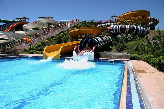 Aquadream Waterpark in Marmaris Tickets and Tranfers - Heat, shade, and the view over Marmaris