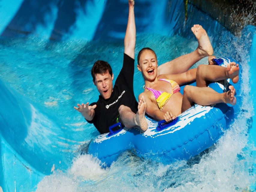 Atlantis Waterpark Entry Ticket with Hotel Pickup - The private beach gives you a second setting
