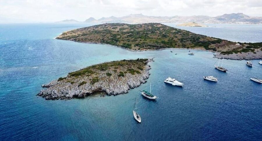 Bodrum Boat Tour with Lunch: Beaches and Islands - Rabbit Bay and the final swim breaks