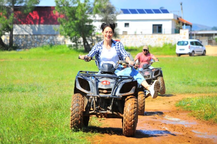 Bodrum: Off-Road Quad Safari with Hotel Pickup - The Bodrum Peninsula route: rocks, dust, and pine trees