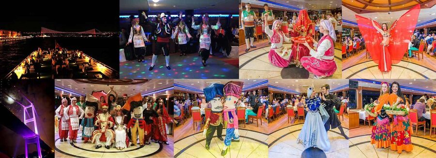 Bosphorus: Dinner Cruise with Live Performances Experience - From tambourines to belly dancing
