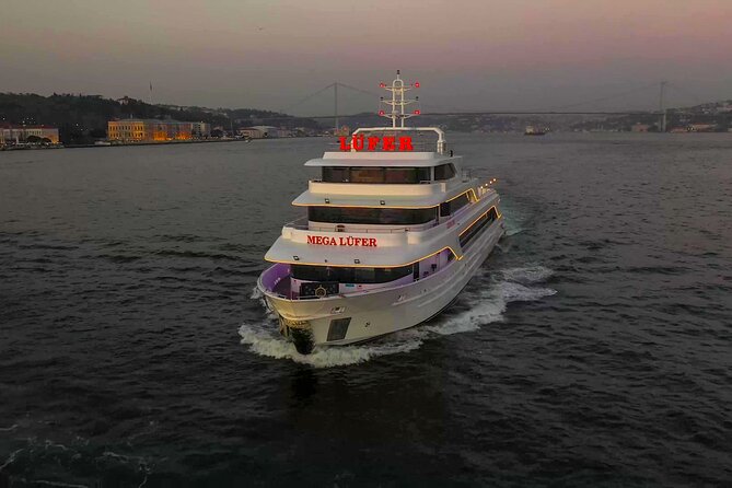 Bosphorus Dinner Cruise with Show and Private Table - Boarding the Mega Lüfer near Kabataş