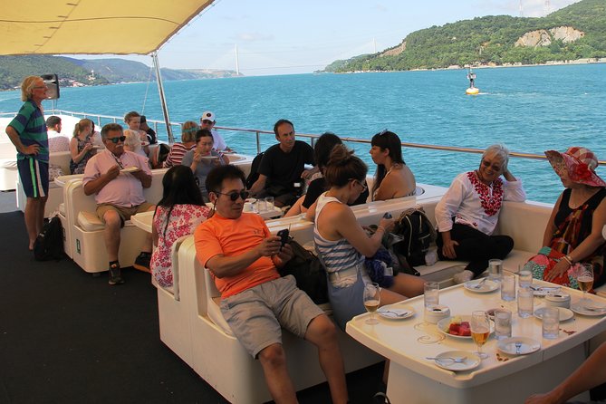 Bosphorus Luxury Lunch Cruise & Black Sea Swimming Experience - Returning past fortresses and palaces