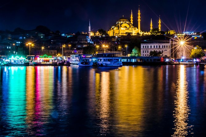 Bosphorus Night Cruise: Dinner, Drinks & Hotel Pickup - What you see on the three-hour water route